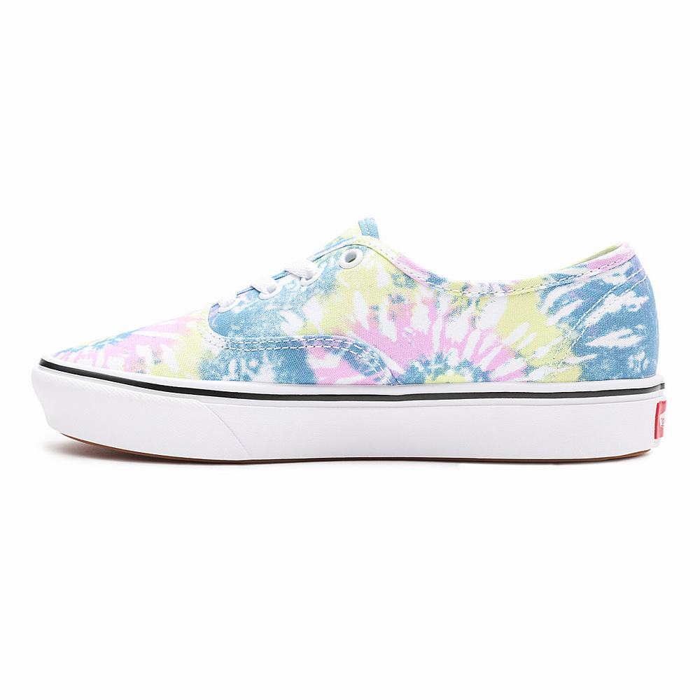 Tenis Vans Tie Dye ComfyCush Authentic Mujer Multicolor | VHY784635