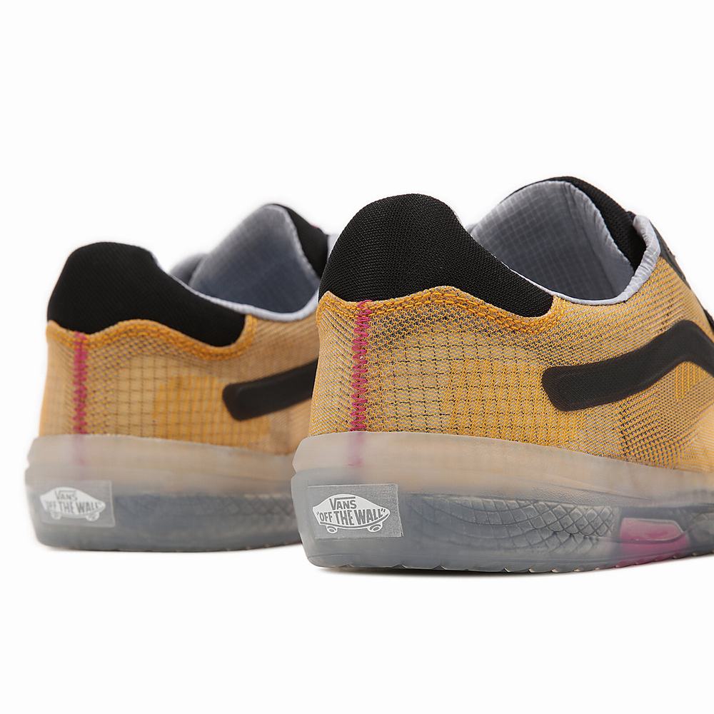 Tenis Vans Transparent EVDNT RW UltimateWaffle Mujer Negras/Amarillo | SIY691804