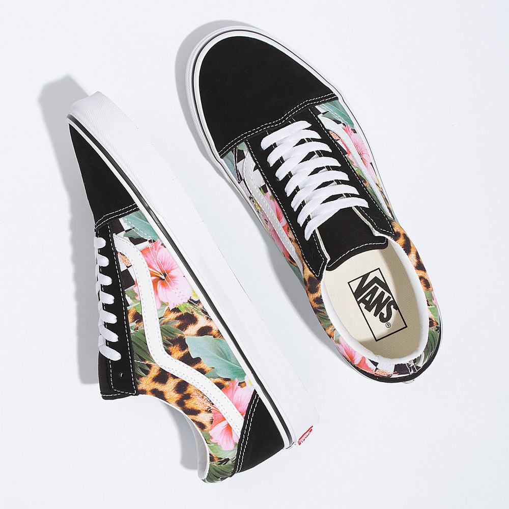 Tenis Vans Tropical Animal Check Old Skool Mujer Multicolor | IQJ163705