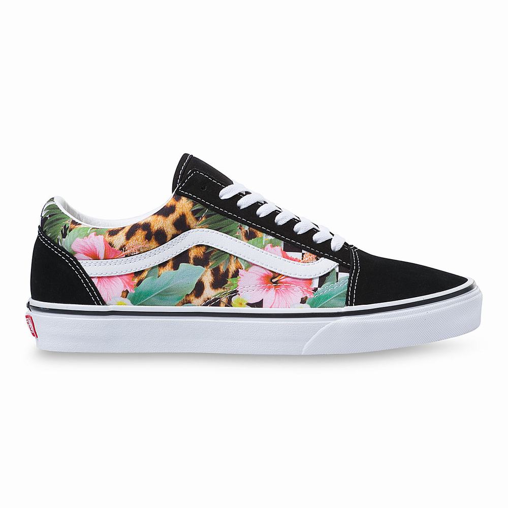 Tenis Vans Tropical Animal Check Old Skool Mujer Multicolor | IQJ163705