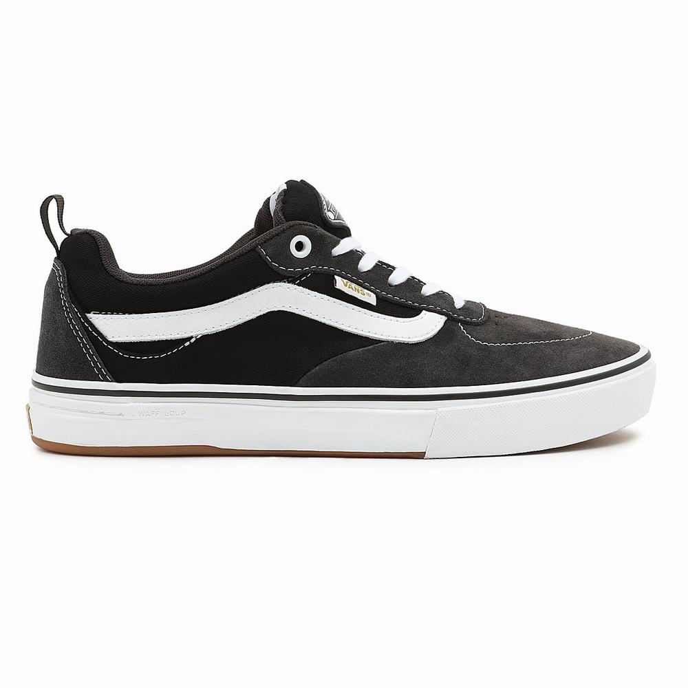 Tenis Vans Twill Kyle Walker Hombre Negras/Gris | ZVE478630