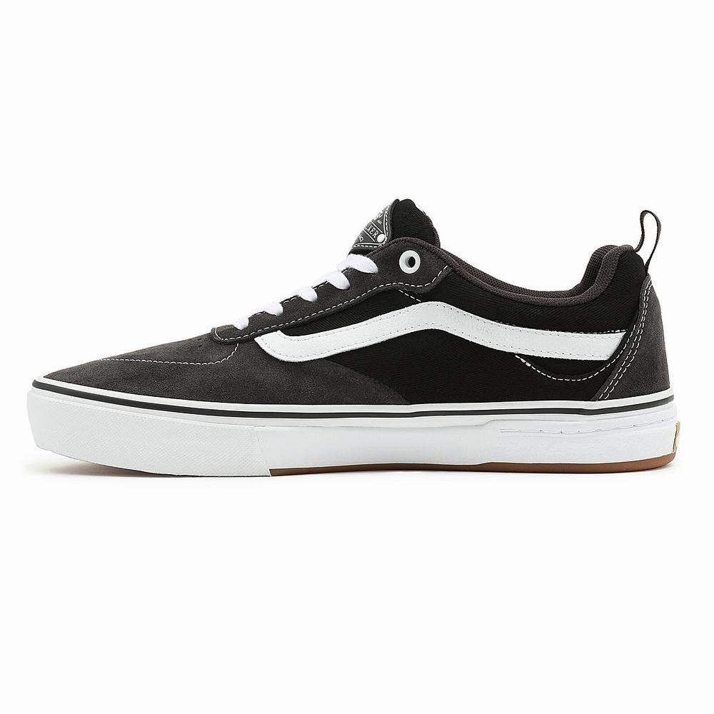 Tenis Vans Twill Kyle Walker Hombre Negras/Gris | ZVE478630