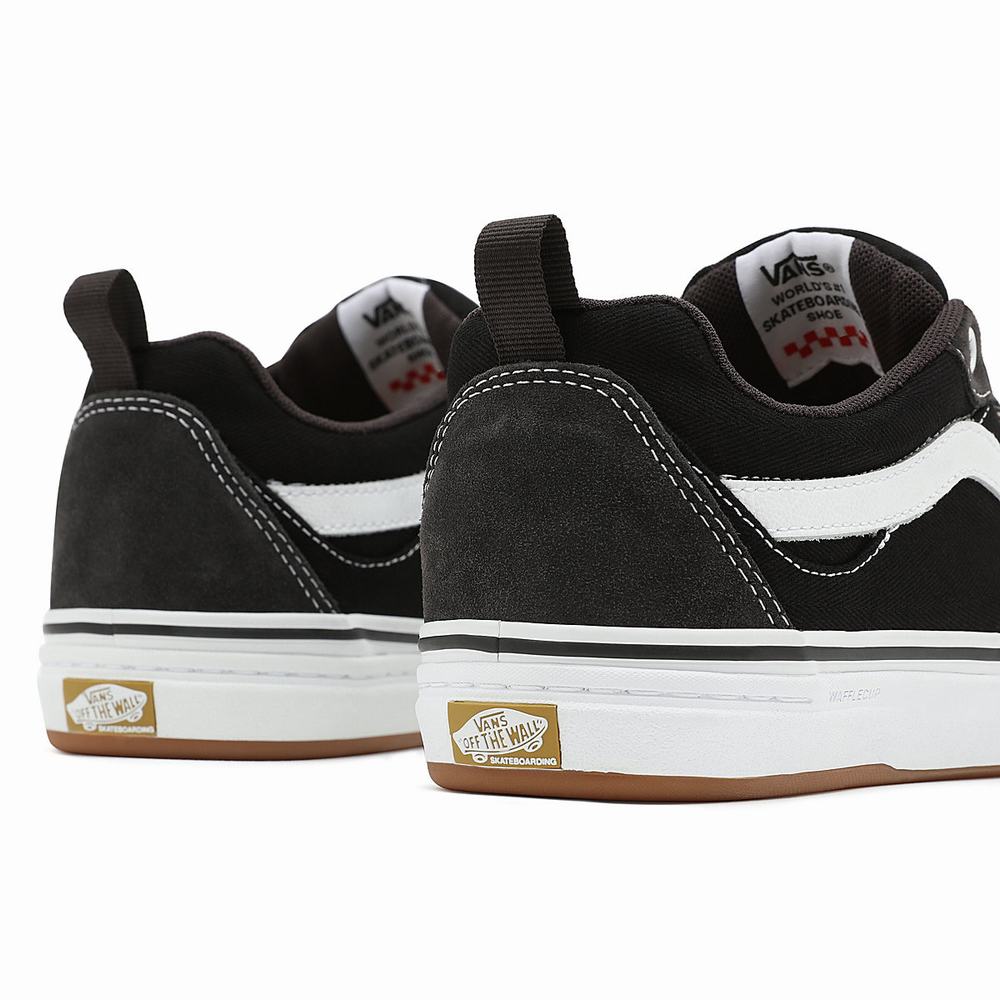 Tenis Vans Twill Kyle Walker Hombre Negras/Gris | ZVE478630