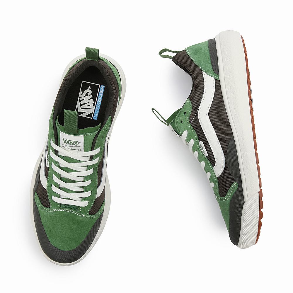 Tenis Vans UltraRange Exo Se Mujer Verde/Marrones | QOP734251