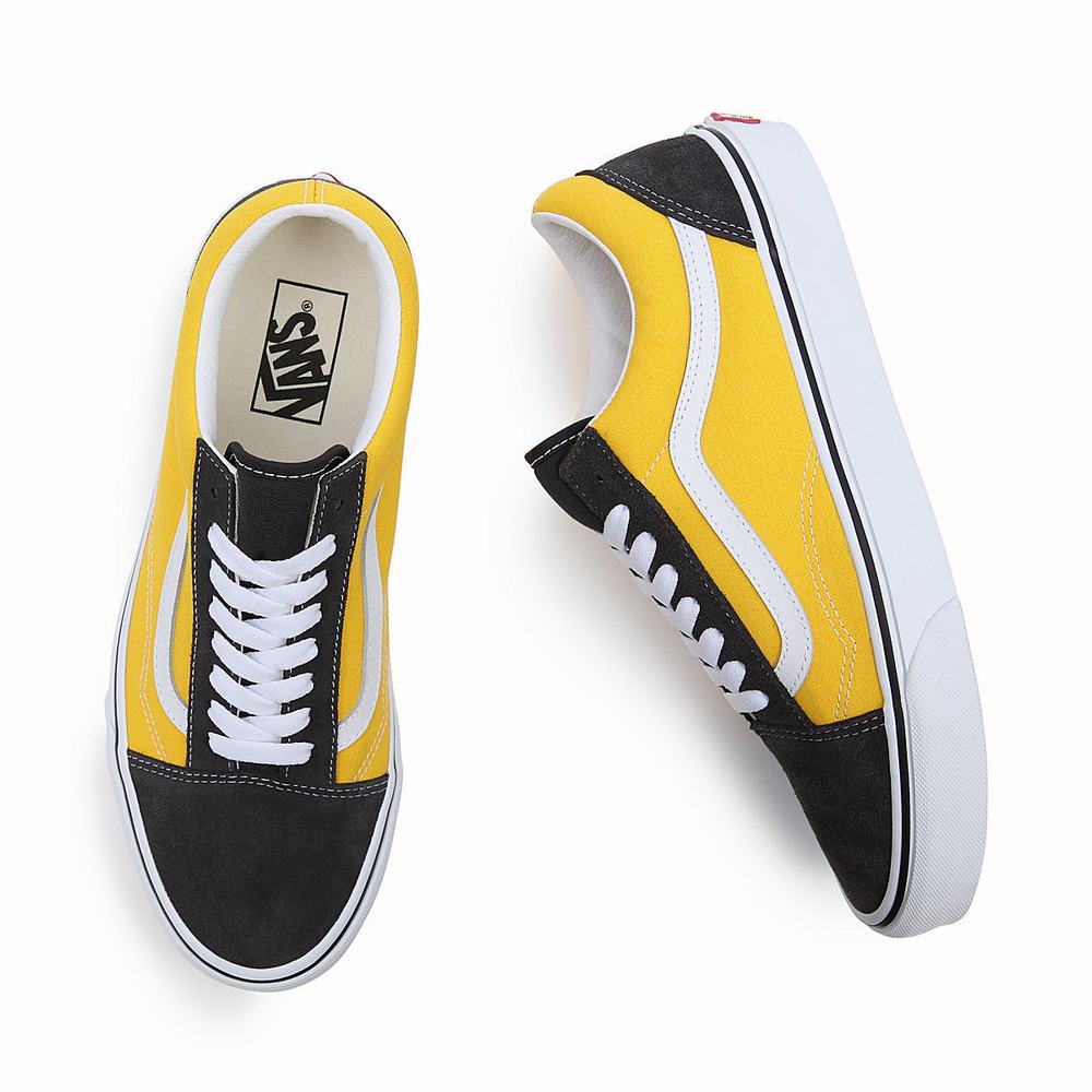 Tenis Vans Utility Pop Old Skool Hombre Amarillo | PYU643701