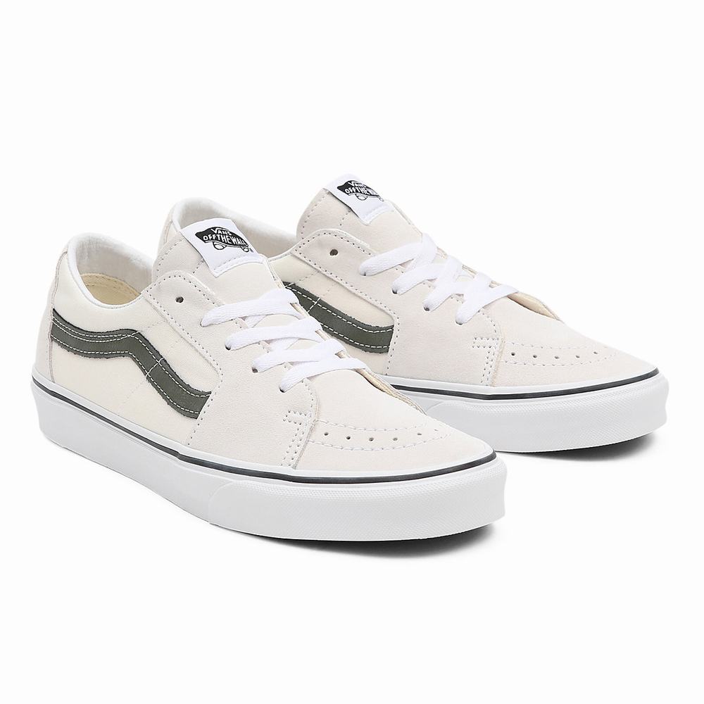 Tenis Vans Utility Pop SK8-Low Hombre Verde/Blancas | QIS013567