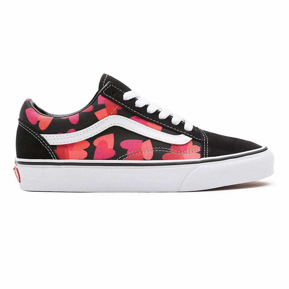 Tenis Vans Valentines Hearts Old Skool Hombre Negras | LNR530498