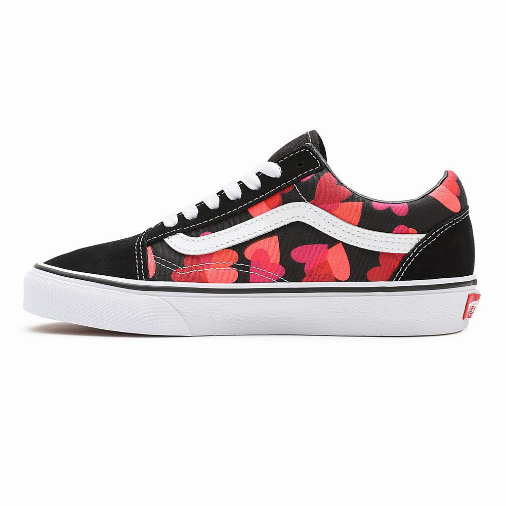 Tenis Vans Valentines Hearts Old Skool Hombre Negras | LNR530498