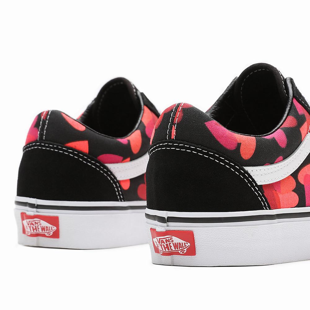 Tenis Vans Valentines Hearts Old Skool Hombre Negras | LNR530498