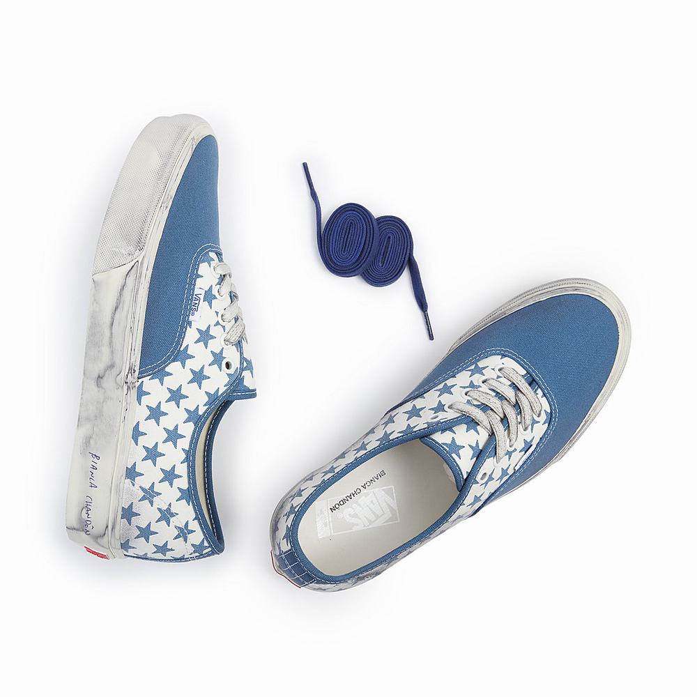 Tenis Vans Vault By Vans x Bianca Chandôn Authentic Hombre Azules/Blancas | NWS370826