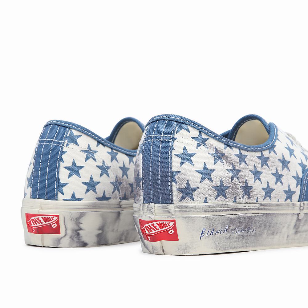 Tenis Vans Vault By Vans x Bianca Chandôn Authentic Hombre Azules/Blancas | NWS370826