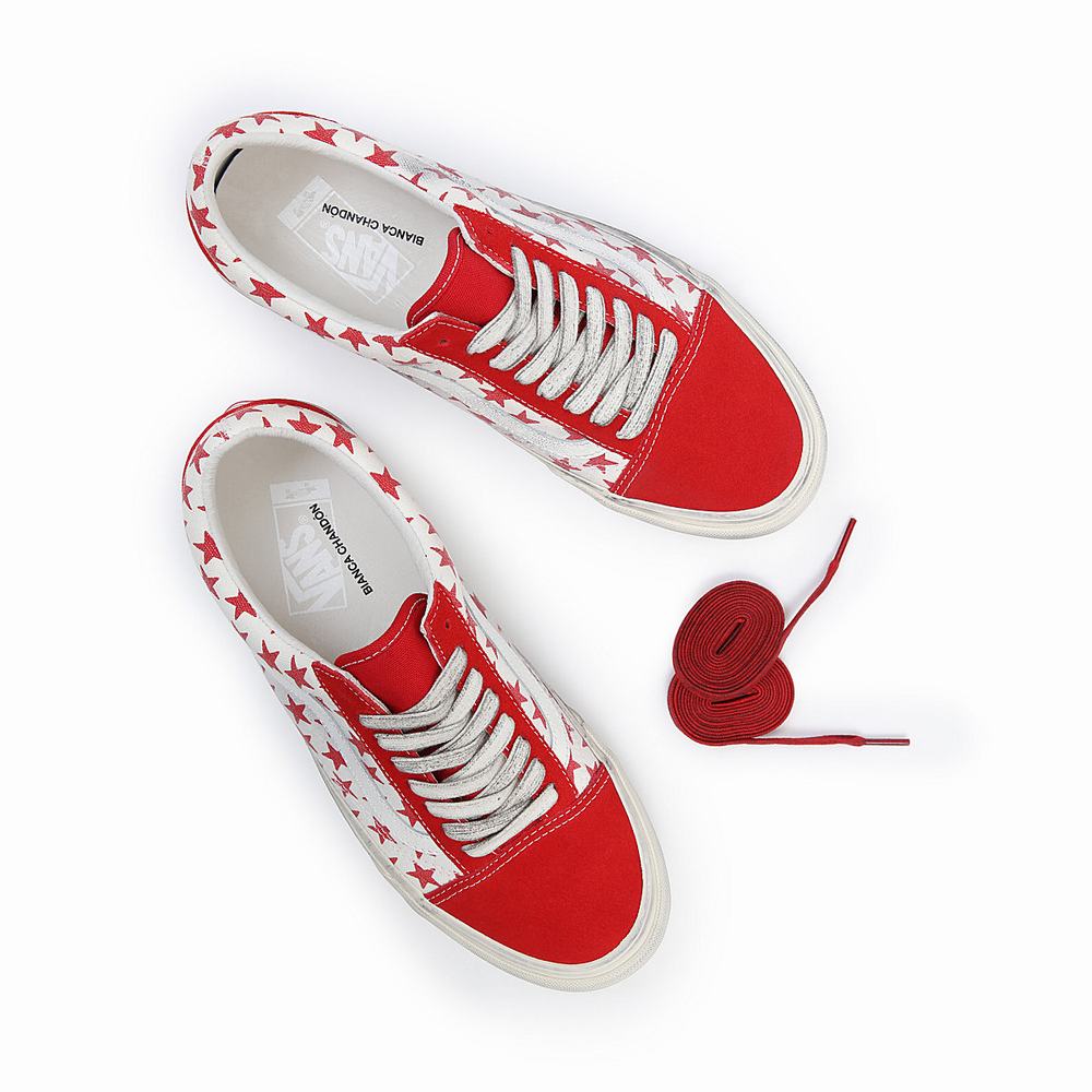 Tenis Vans Vault By Vans x Bianca Chandôn Old Skool Mujer Rojas/Blancas | QYU381604