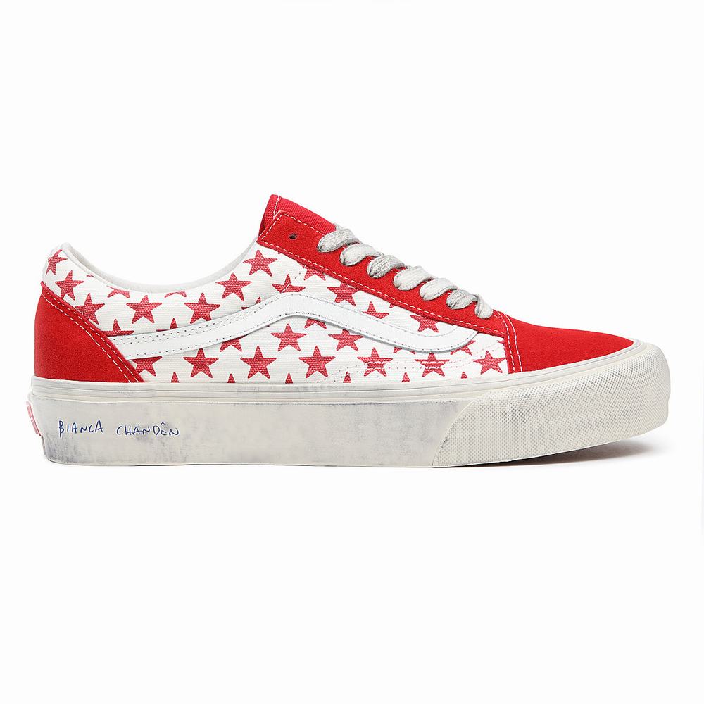 Tenis Vans Vault By Vans x Bianca Chandôn Old Skool Mujer Rojas/Blancas | QYU381604