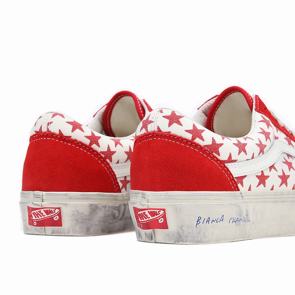 Tenis Vans Vault By Vans x Bianca Chandôn Old Skool Mujer Rojas/Blancas | QYU381604