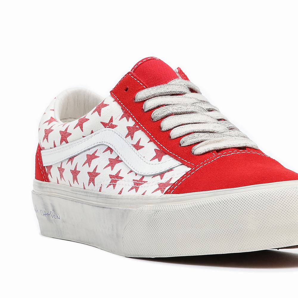 Tenis Vans Vault By Vans x Bianca Chandôn Old Skool Mujer Rojas/Blancas | QYU381604