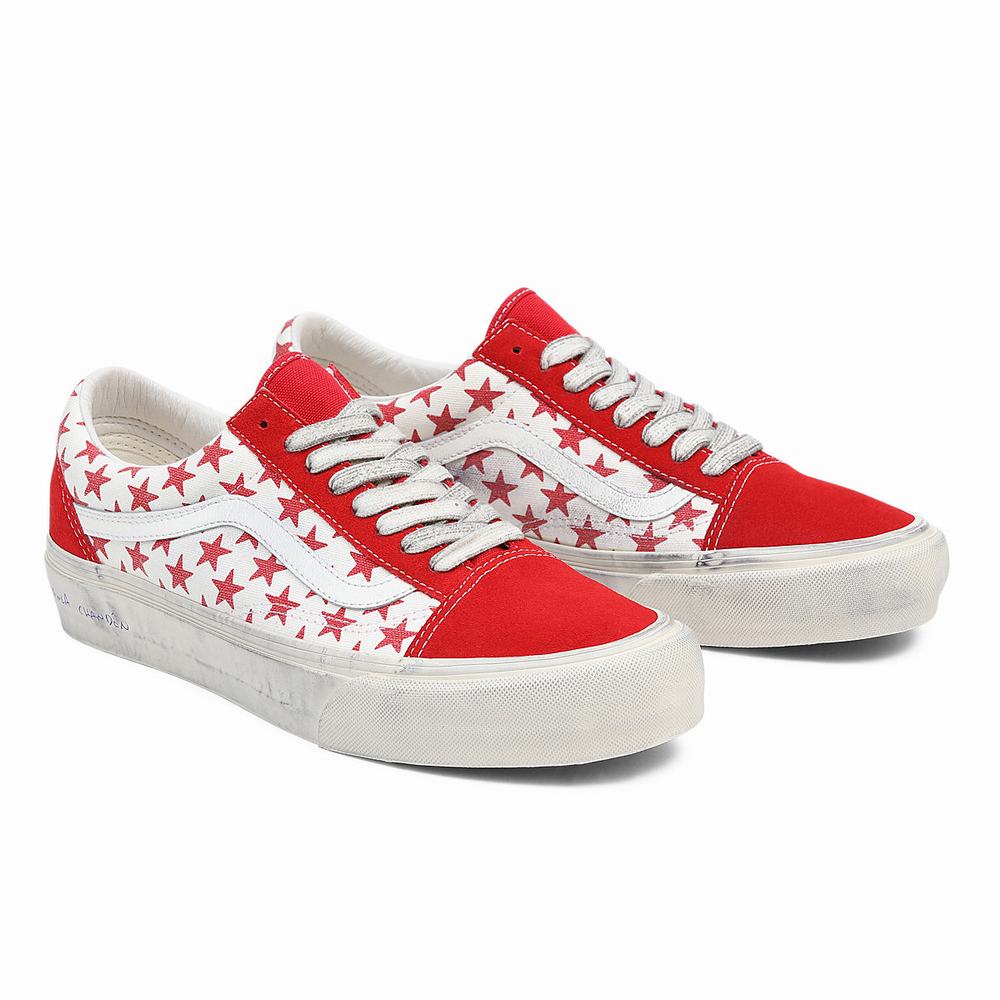 Tenis Vans Vault By Vans x Bianca Chandôn Old Skool Mujer Rojas/Blancas | QYU381604