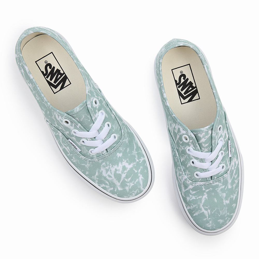 Tenis Vans Washes Authentic Mujer Verde | LVB938642