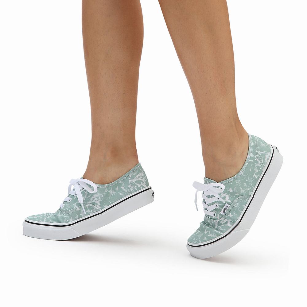 Tenis Vans Washes Authentic Mujer Verde | LVB938642