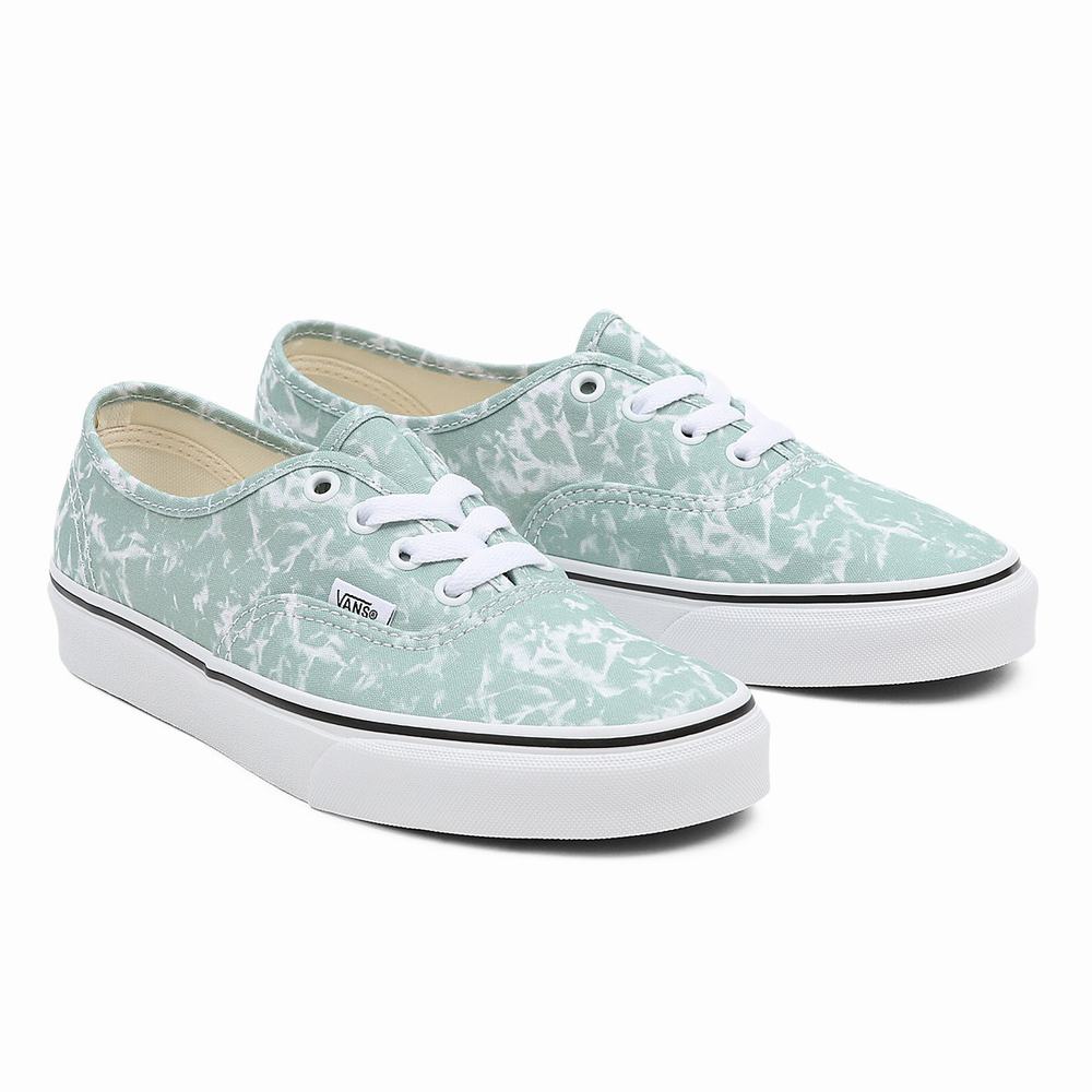 Tenis Vans Washes Authentic Mujer Verde | LVB938642