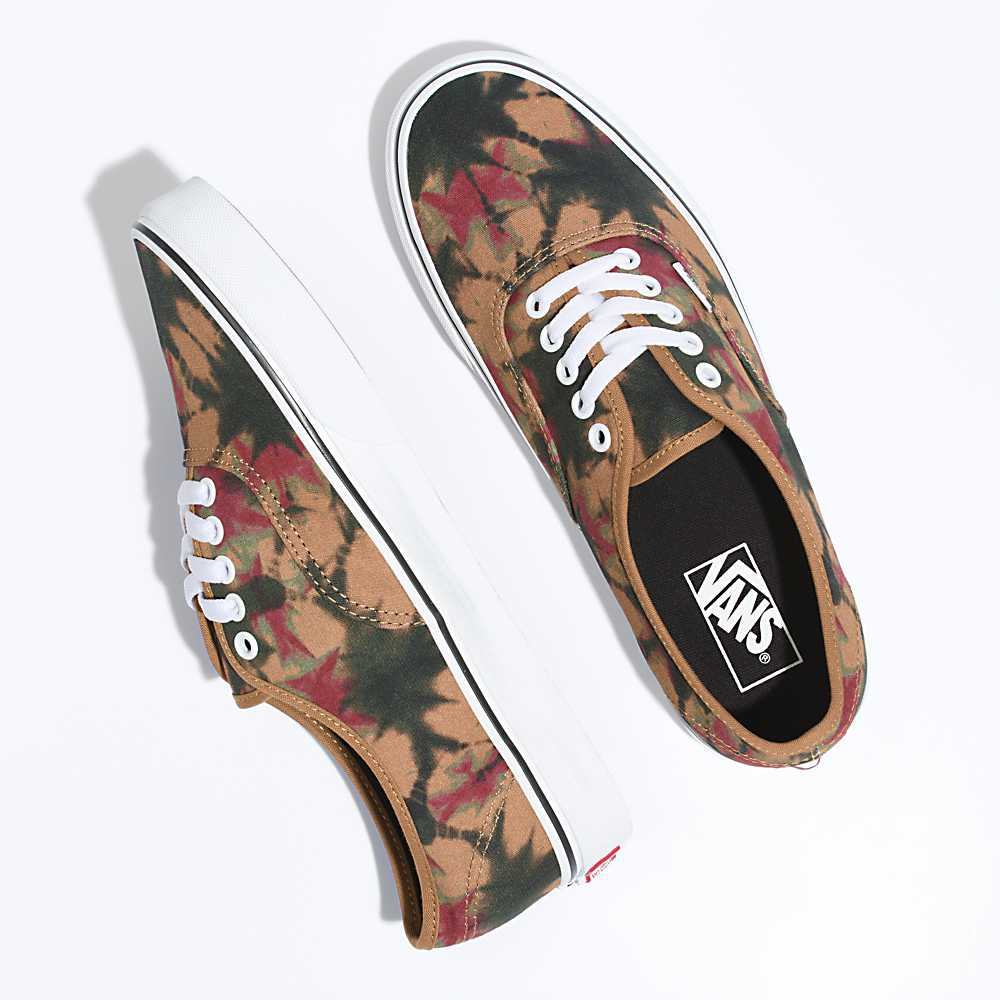 Tenis Vans Woodland Wash Authentic Hombre Marrones/Blancas | YOD258096