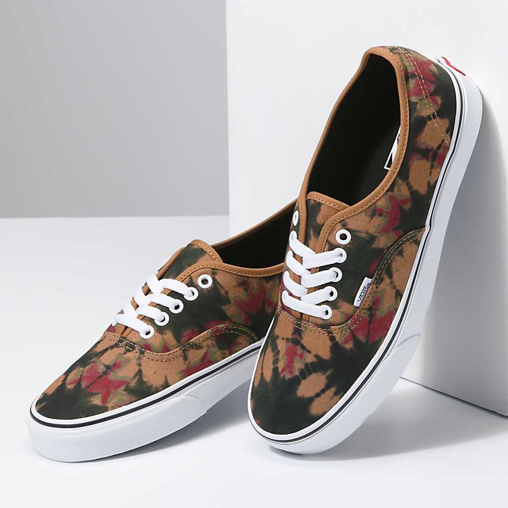 Tenis Vans Woodland Wash Authentic Hombre Marrones/Blancas | YOD258096