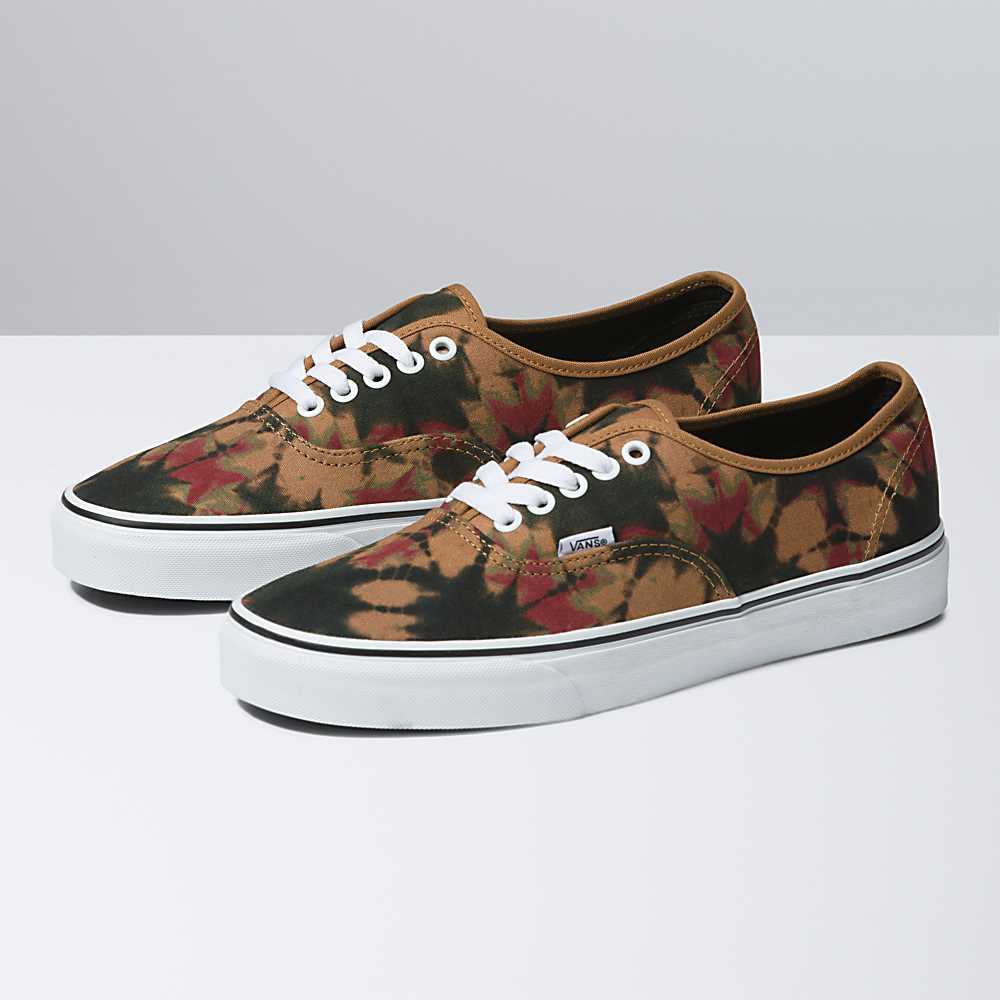 Tenis Vans Woodland Wash Authentic Hombre Marrones/Blancas | YOD258096