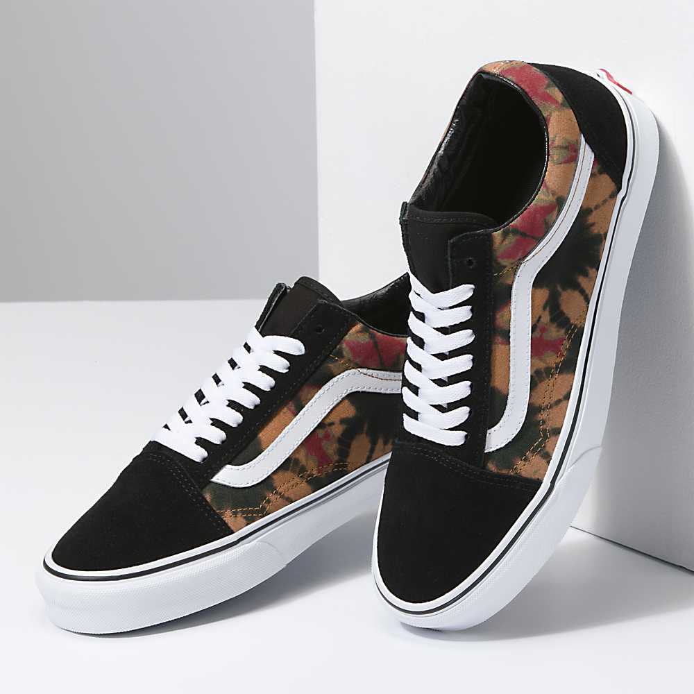 Tenis Vans Woodland Wash Old Skool Hombre Negras | KOS258497