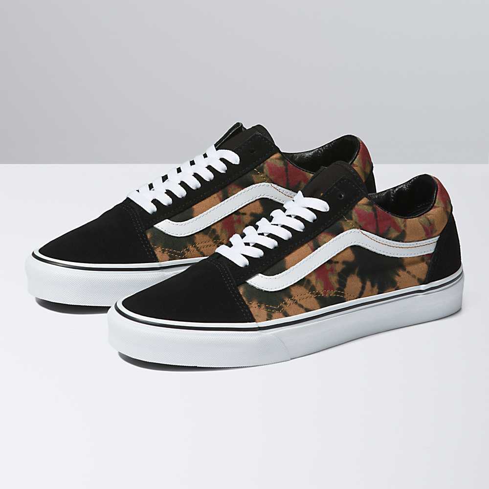 Tenis Vans Woodland Wash Old Skool Hombre Negras | KOS258497