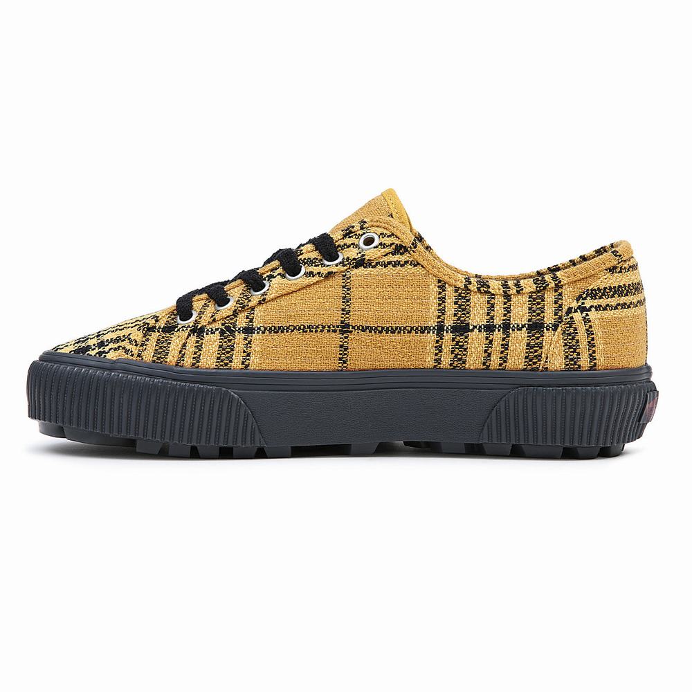 Tenis Vans X Curren X Knost Delridge SF Mujer Amarillo | MXO473628