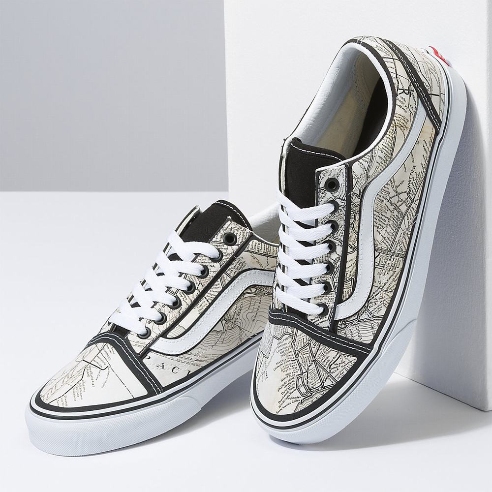 Tenis Vans X MOCA Frances Stark Old Skool Mujer Marrones | TZL592360