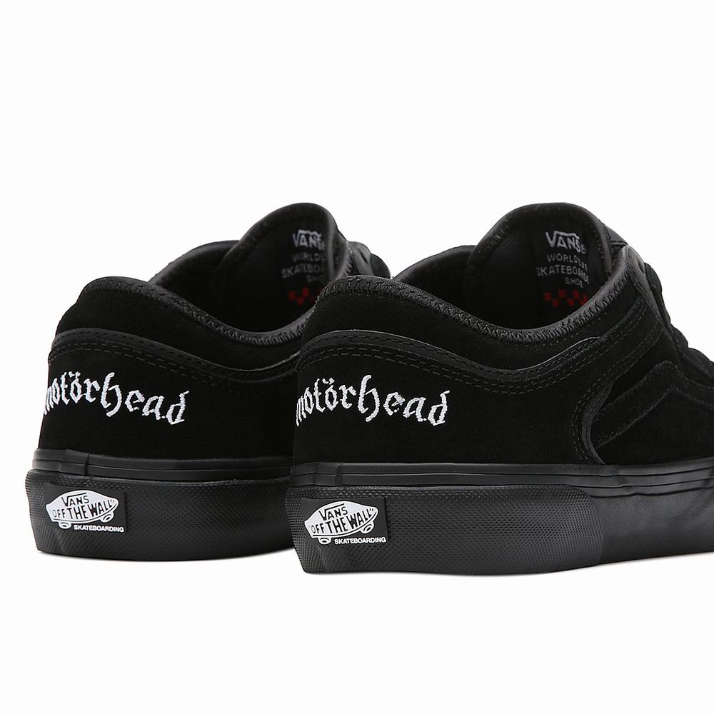 Tenis Vans X Motorhead Rowley Hombre Negras | JLN549267