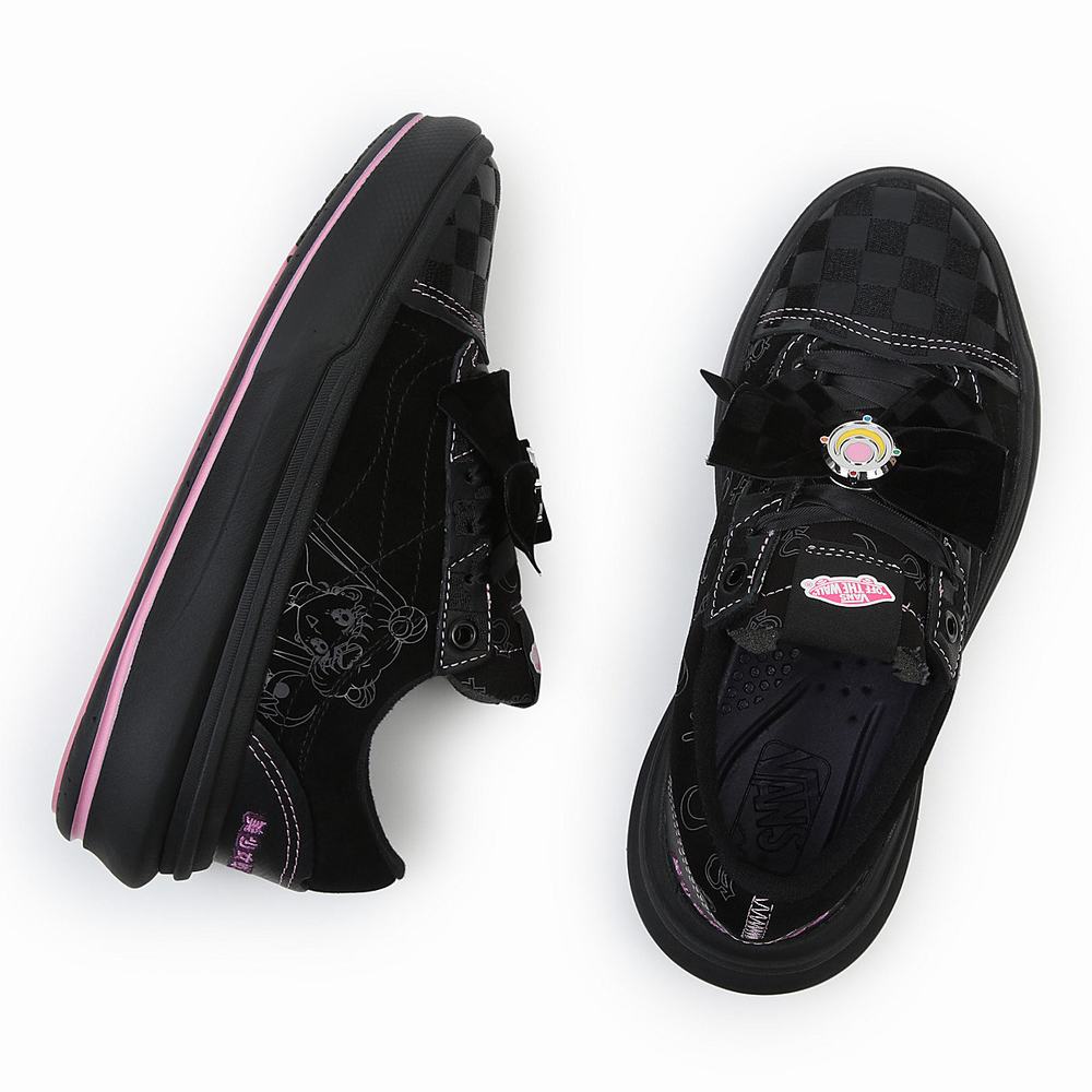 Tenis Vans X Pretty Guardian Sailor Moon Old Skool Overt CC Mujer Negras | AGD456732