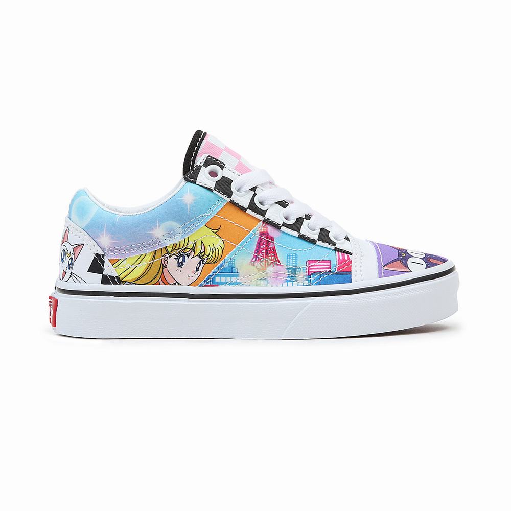 Tenis Vans X Pretty Guardian Sailor Moon Old Skool Patchwork (4-8 years) Niños Multicolor | ILX637091