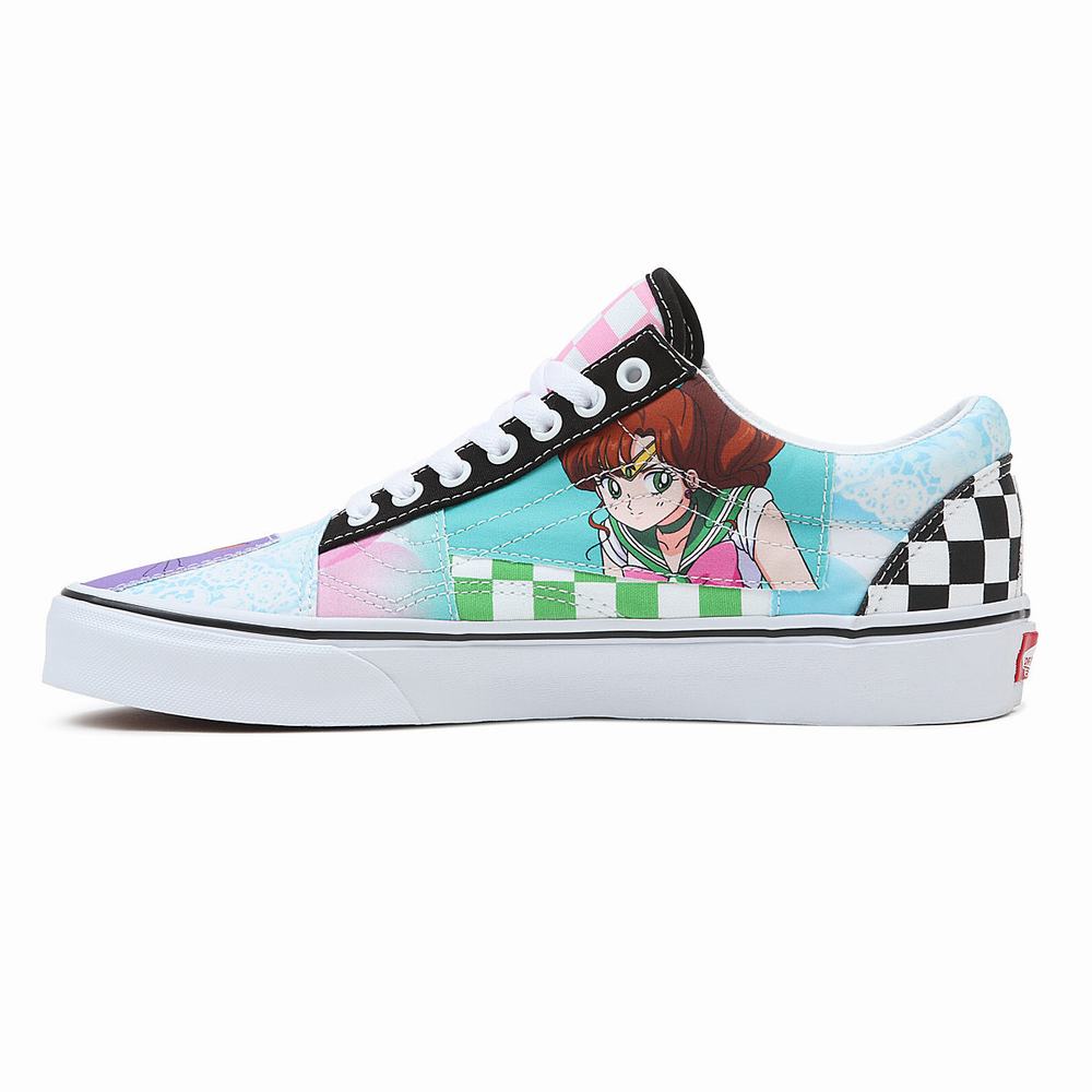 Tenis Vans X Pretty Guardian Sailor Moon Old Skool Patchwork Mujer Multicolor | YGF834729