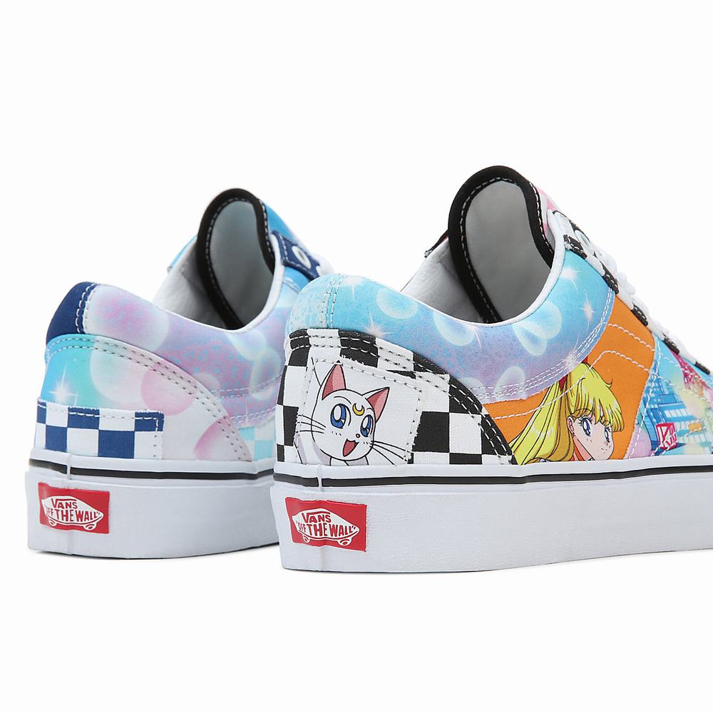 Tenis Vans X Pretty Guardian Sailor Moon Old Skool Patchwork Mujer Multicolor | YGF834729