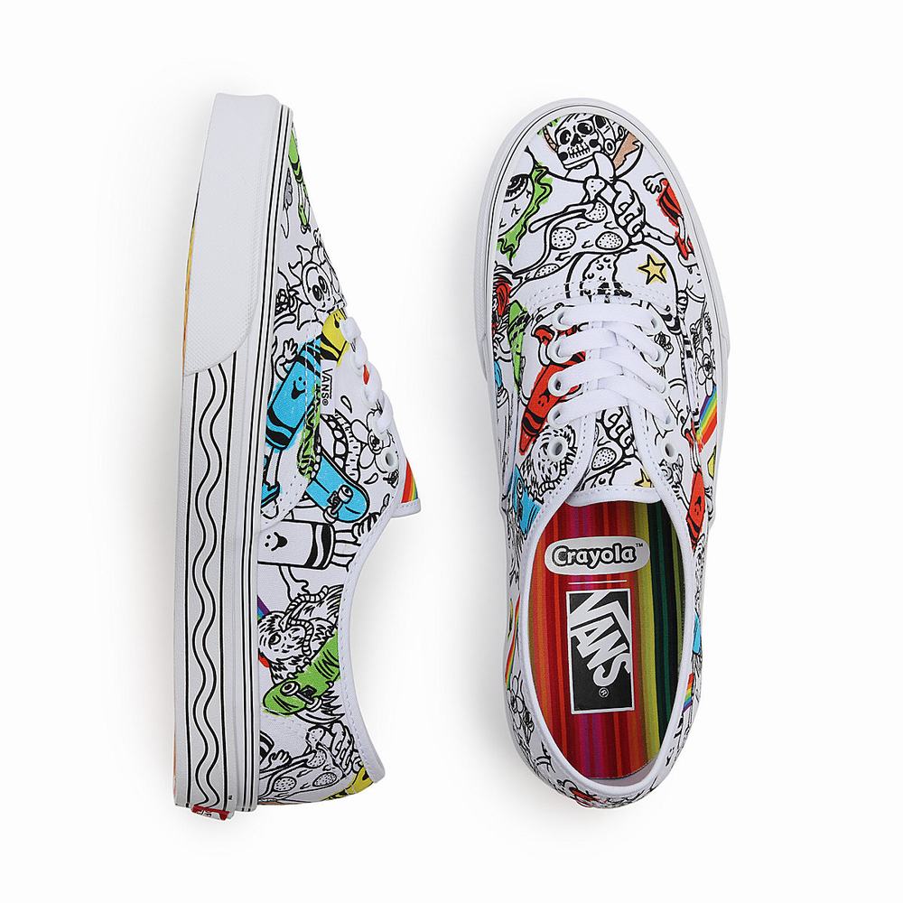 Tenis Vans x Crayola Authentic Hombre Multicolor/Blancas | CBT854907