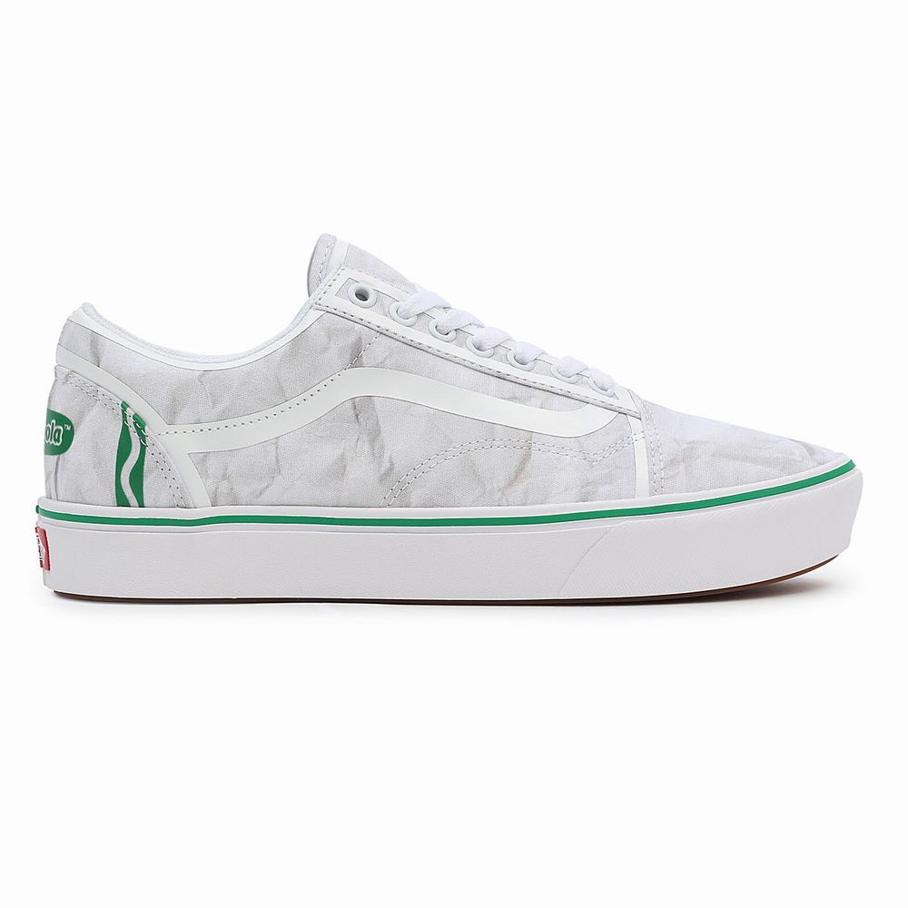 Tenis Vans x Crayola ComfyCush Old Skool Mujer Blancas | ARX163092