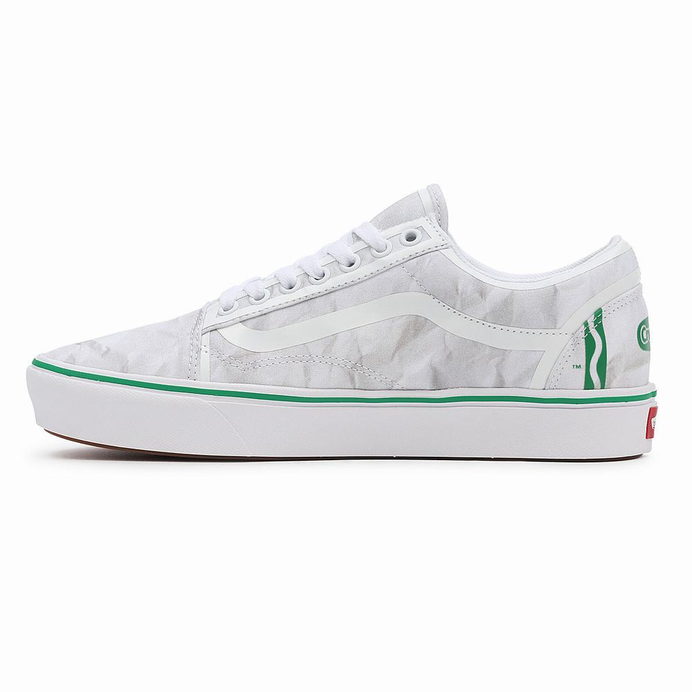 Tenis Vans x Crayola ComfyCush Old Skool Mujer Blancas | ARX163092