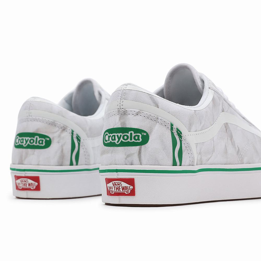 Tenis Vans x Crayola ComfyCush Old Skool Mujer Blancas | ARX163092