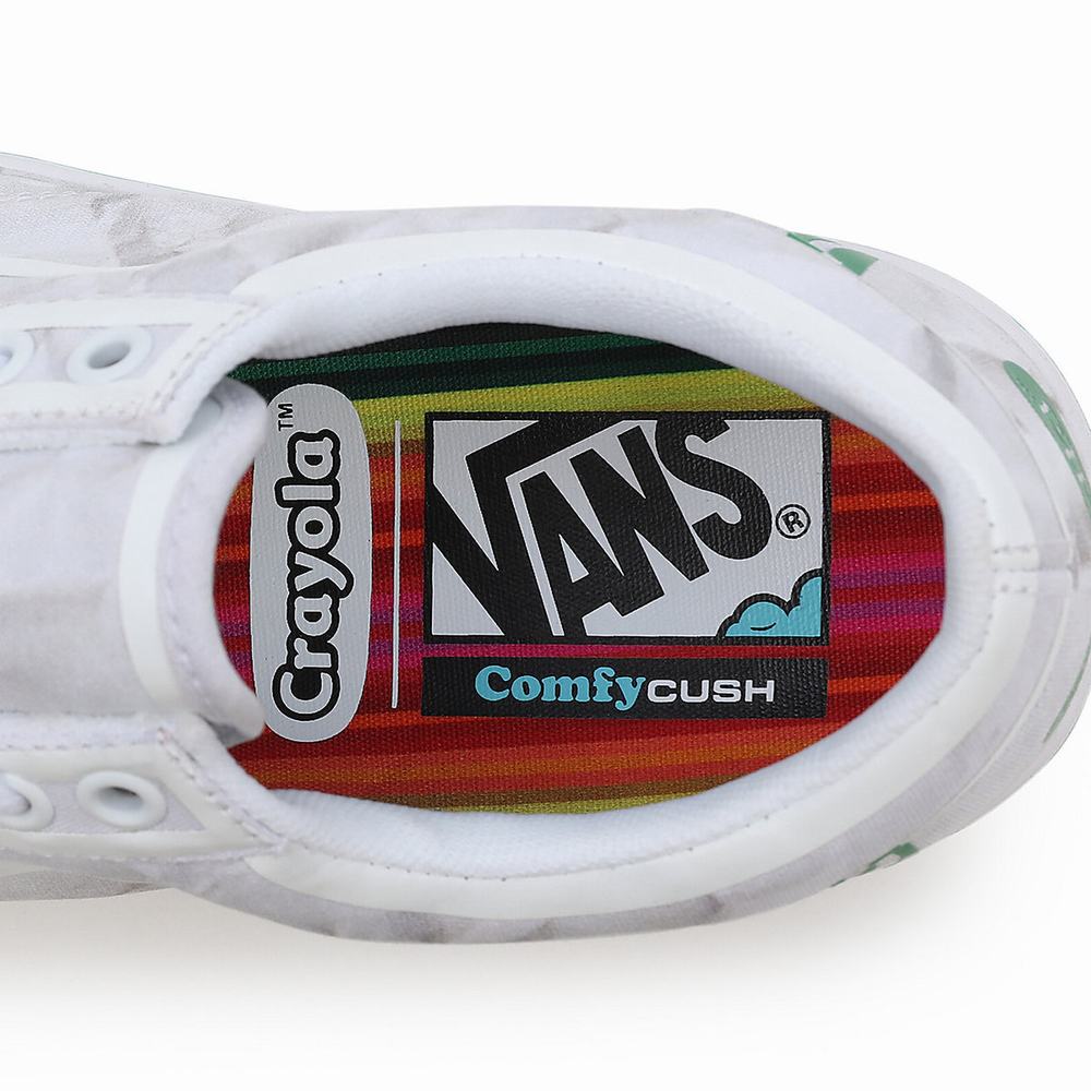 Tenis Vans x Crayola ComfyCush Old Skool Hombre Blancas | VUZ492605