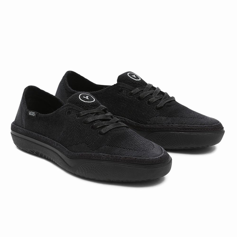 Tenis Vans x Curren x Knost Circle Vee Hombre Negras | KRA734512