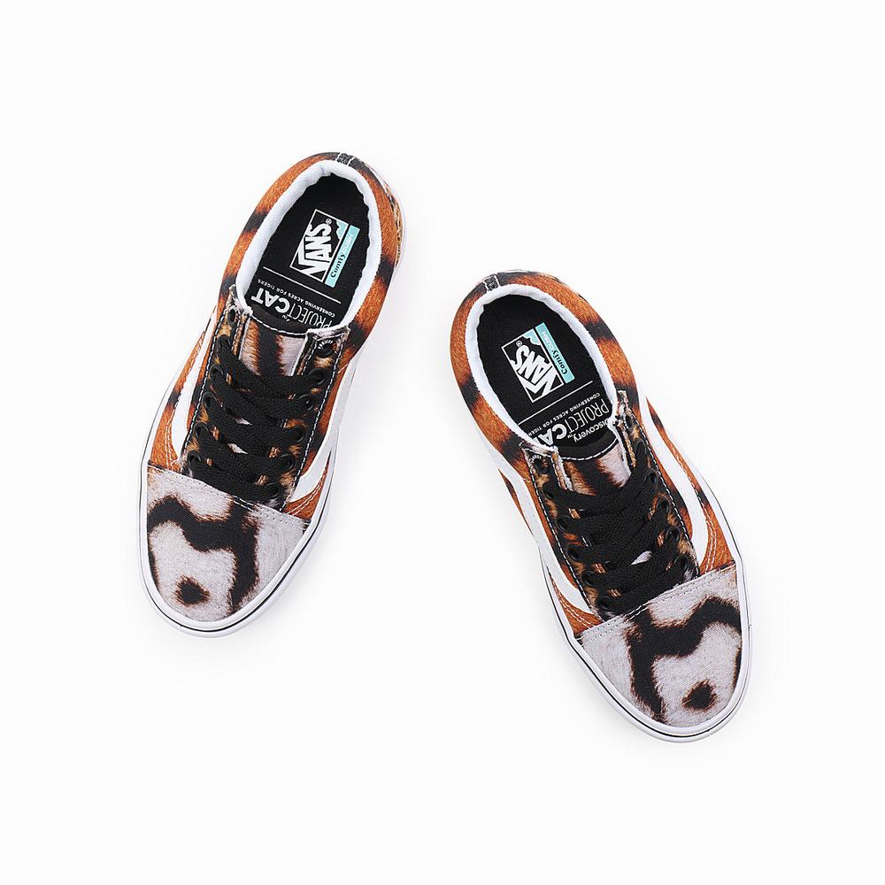 Tenis Vans x Project CAT ComfyCush Old Skool (4-8 years) Niños Multicolor | YLO234597