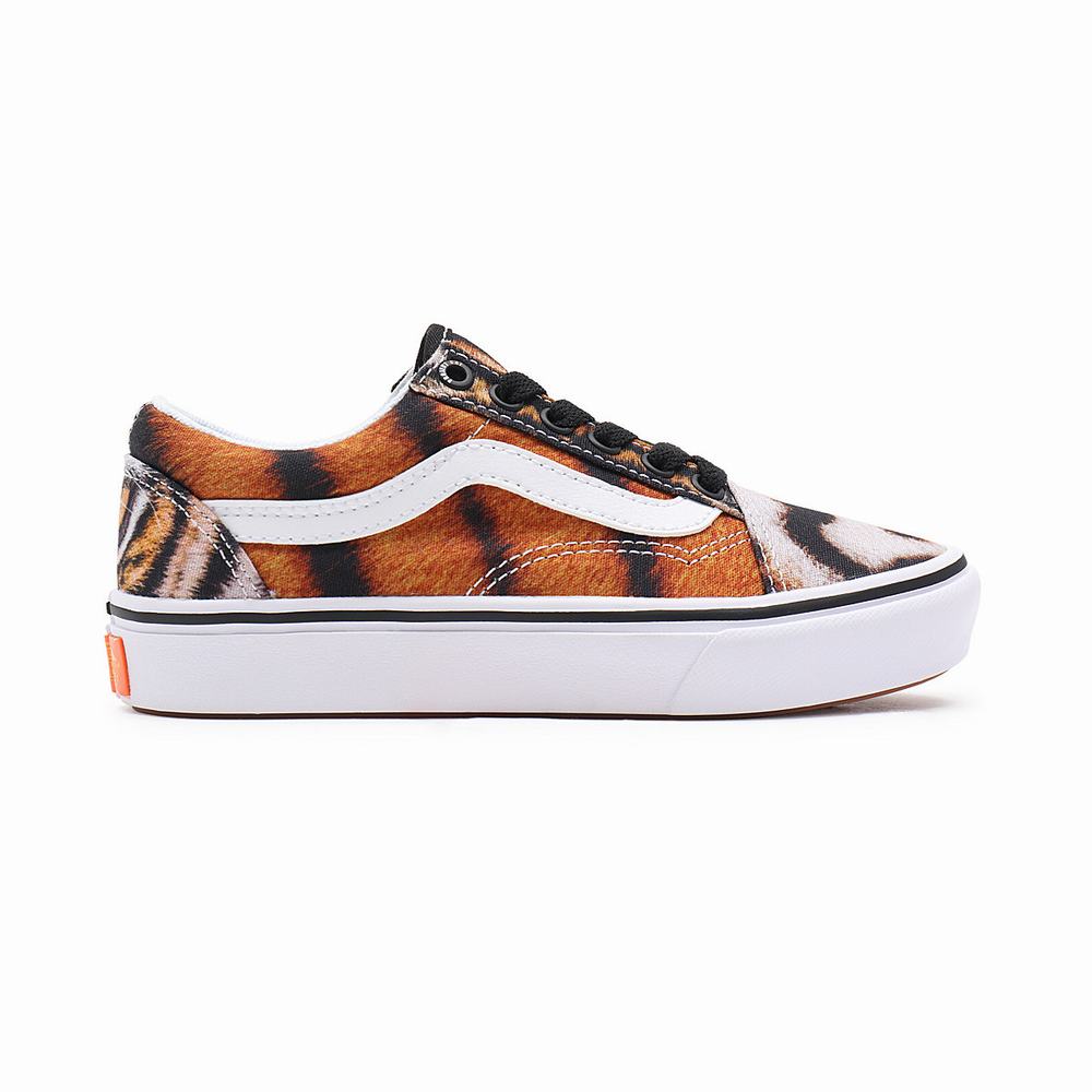 Tenis Vans x Project CAT ComfyCush Old Skool (4-8 years) Niños Multicolor | YLO234597