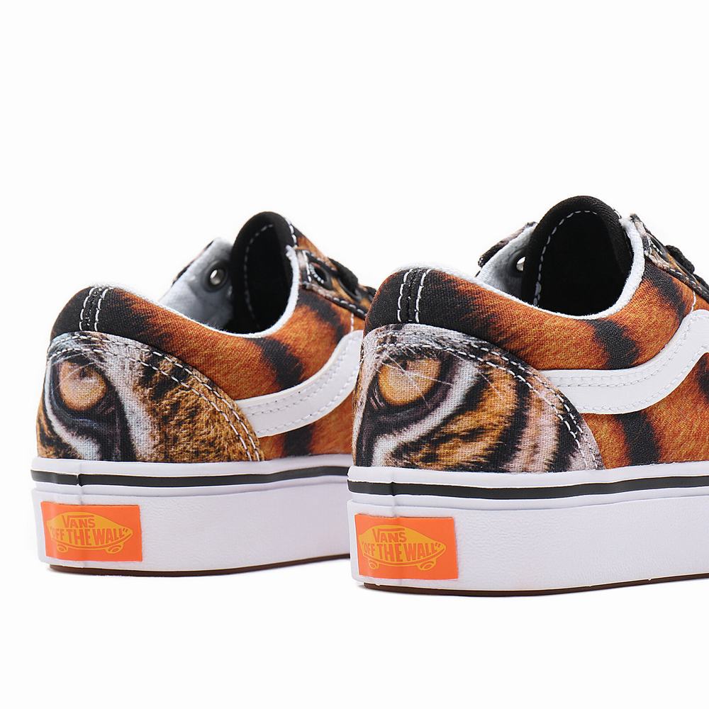 Tenis Vans x Project CAT ComfyCush Old Skool (4-8 years) Niños Multicolor | YLO234597