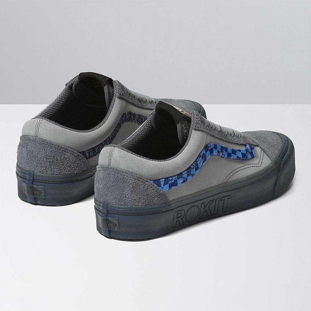 Tenis Vans x Rokit Old Skool 36 DX Mujer Gris | RDF274539