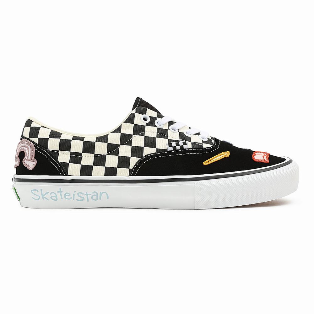 Tenis Vans x Skateistan Skate Era Mujer Negras/Blancas | AKU123895