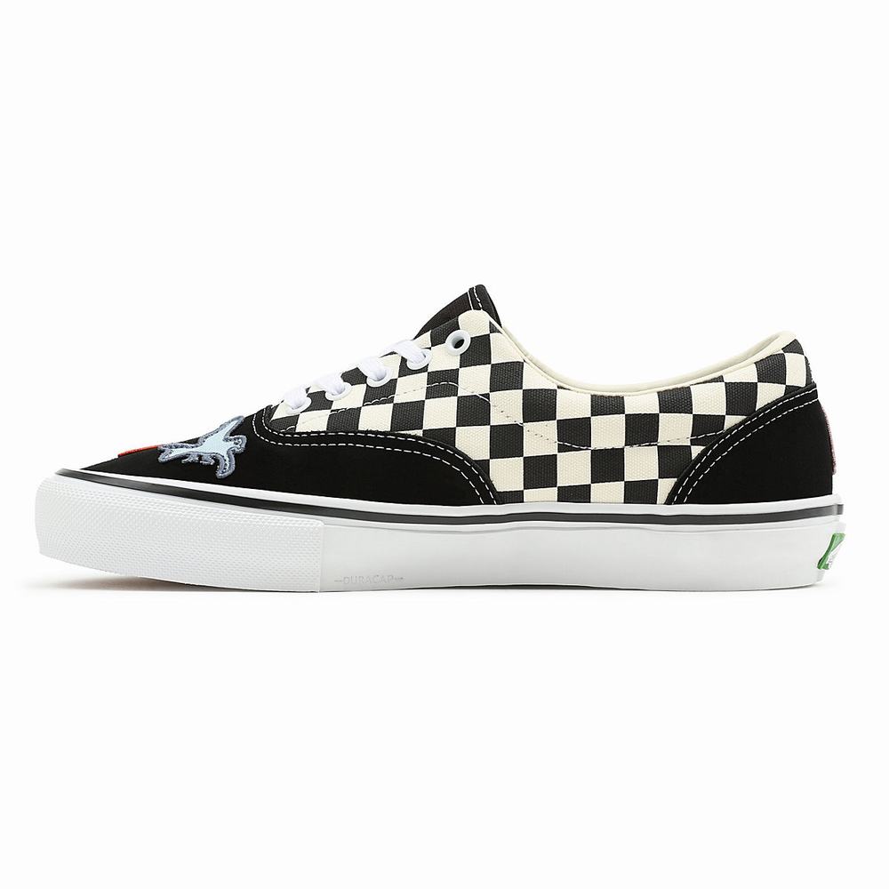 Tenis Vans x Skateistan Skate Era Mujer Negras/Blancas | AKU123895