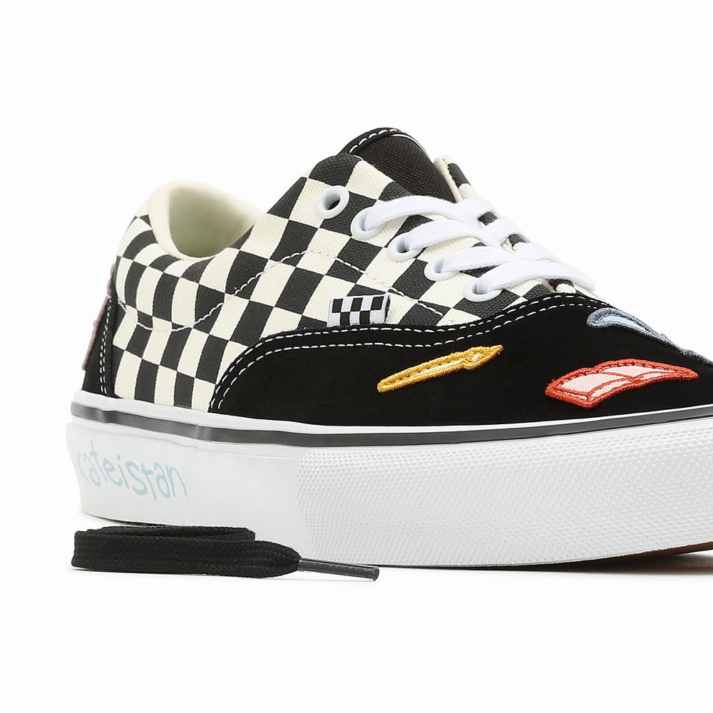 Tenis Vans x Skateistan Skate Era Mujer Negras/Blancas | AKU123895