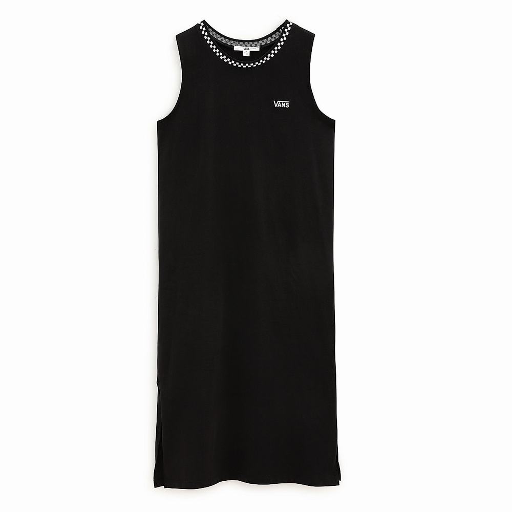 Vestido Vans Kalie Tank Midi Mujer Negras | BHD293746