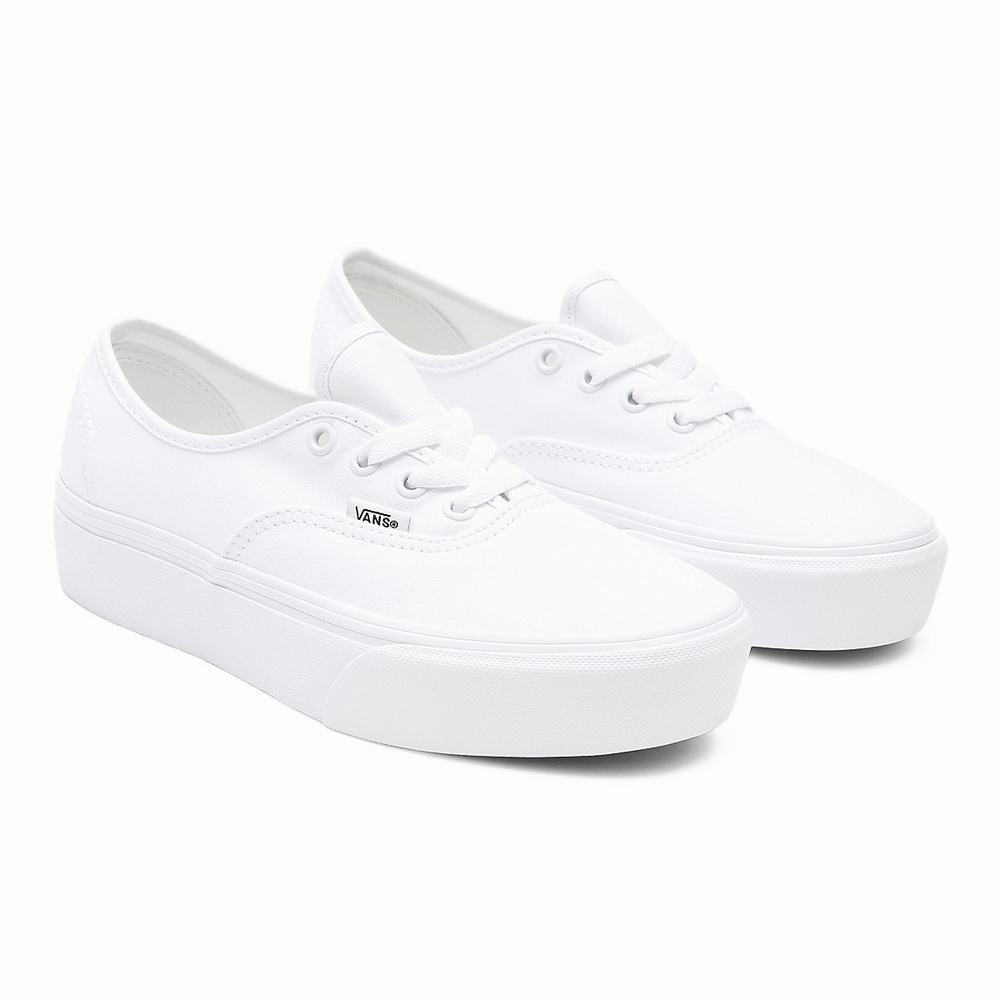 Zapatillas Plataforma Vans Authentic Platform 2.0 Mujer Blancas | XSN865079